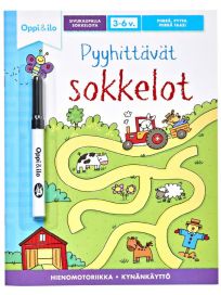 Oppi & Ilo Oppi & Ilo Pyyhittävät Sokkelot -puuhakirja 3+
