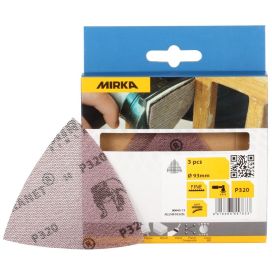 MIRKA HIOMAPAPERI KOLMIO 93MM P320 ABRANET 3KPL
