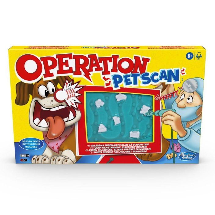 Hasbro Gaming Operation Pet Scan lautapeli