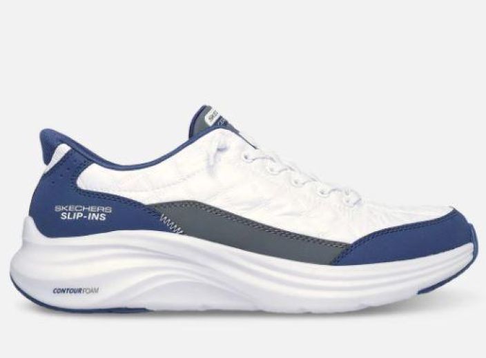 Skechers miesten Slip-ins: Contour Foam - Cozy Fit - Valkoinen tuotekuva 1