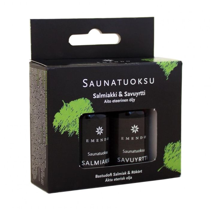  Emendo  Saunatuoksut Salmiakki Ja Savuyrtti 2X10ml tuotekuva 1