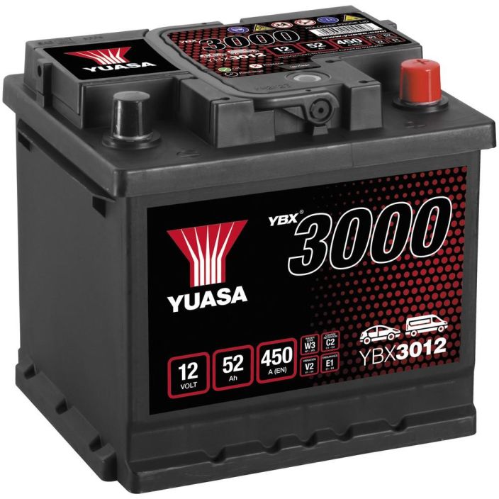 AKKU YUASA 52AH -+ 207X175X190 YBX3012