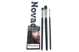 Novacraft sivellinsetti 3kpl akryylimaaleille