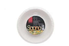 Saana Saana Kertakäyttölautanen syvä 19 cm 45kpl