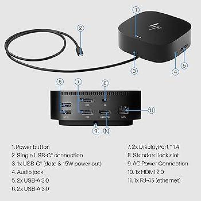 HP USB-C Dock G5 tuotekuva 2