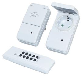 Kauko-ohj.pistor 2-os IP44 16A/3680W