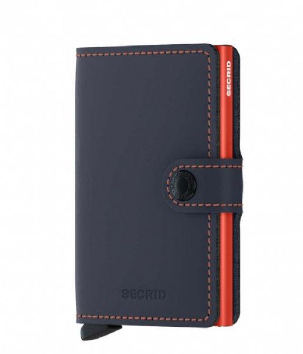 Secrid Miniwallet Matte Nightblue &amp; Orange Nightblue &amp; Orange