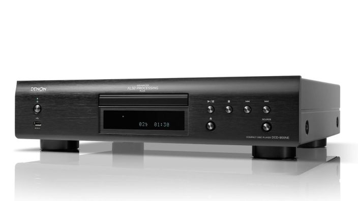 Denon DCD-900NE CD-Soitin, Musta Edistyneella AL32 PLUS -prosessoinnilla ja USB-portilla varustettu Denon DCD-900NE