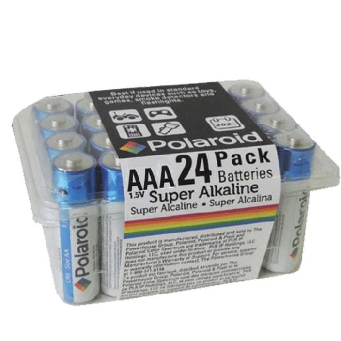 POLAROID AAA 24-PACK Polaroid Super Alkaline AAA-sormiparisto 24pack.