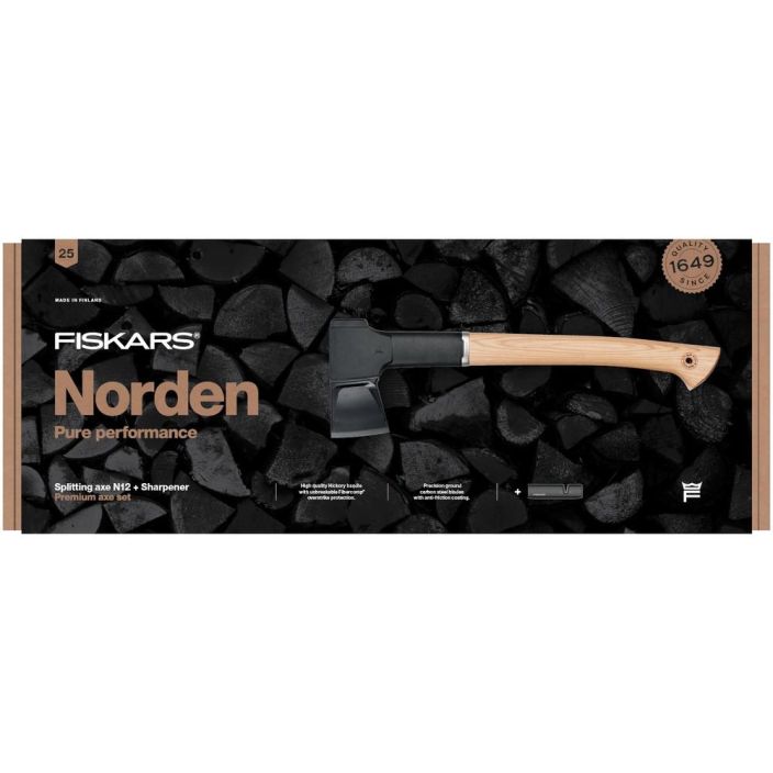 FISKARS NORDEN -HALKAISUKIRVES N12 + TEROITIN FS1052277