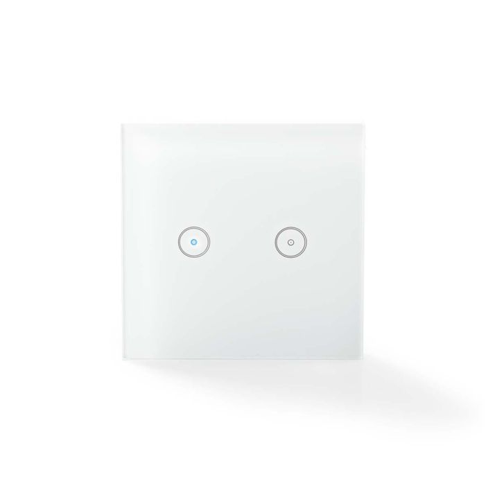 Nedis Wi-Fi-Ohjattava Valokytkin | Kaksi kytkintä tuotekuva 1