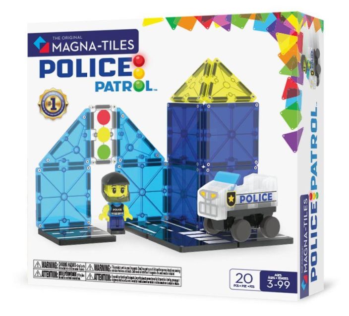 Magna-Tiles Poliisipartio 20 osaa tuotekuva 1 Magna-Tiles Poliisipartio 20 osaa tuotekuva 1