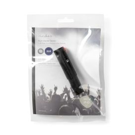 Nedis XLR-Sovitin, Stereo Naaras – Naaras, 6,3 mm  Musta
