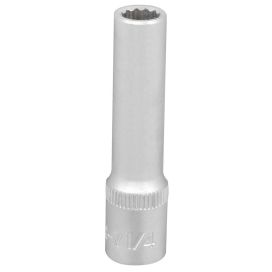 IKH HYLSY 1/4" 12-KULMA  1/4" PITKÄ (50MM)
