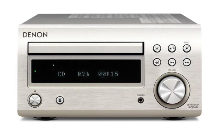 Denon RCD-M41 Mikrosarja, Hopea RCD-M41:ssa on analoginen vahvistinpiiri, jossa on edeltajaansa verrattuna lyhyempi