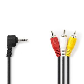 Nedis Nedis AV-kaapeli 3,5 mm, AV, Uros - 3x RCA, Uros 2M