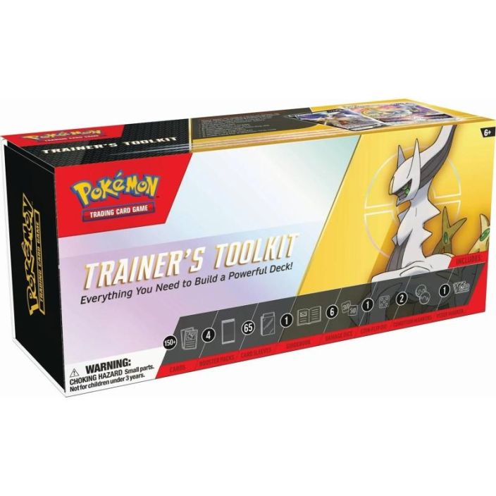 POKEMON TRAINERS TOOLKIT SIS 4 BOOSTERIA KORTTISUOJAT TRAINER KORTTEJA ARCEUS V JA VSTAR