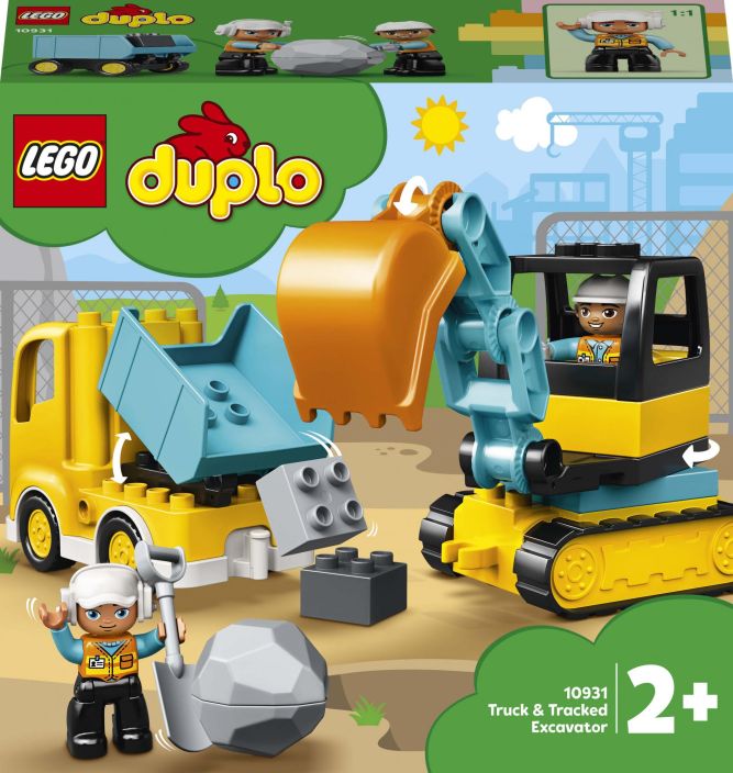 Duplo Kuorma-auto ja telakaivuri 10931