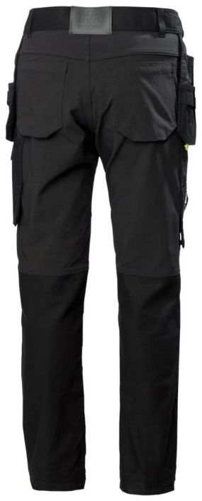 Helly Hansen Oxford 4x Cons tyohousut musta Lightweight construction pants featuring 4-way stretch for optimal movement.