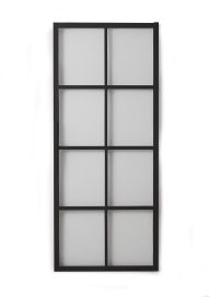 HABO OVI CUBE 1000X2133X28 MUSTA/LASI