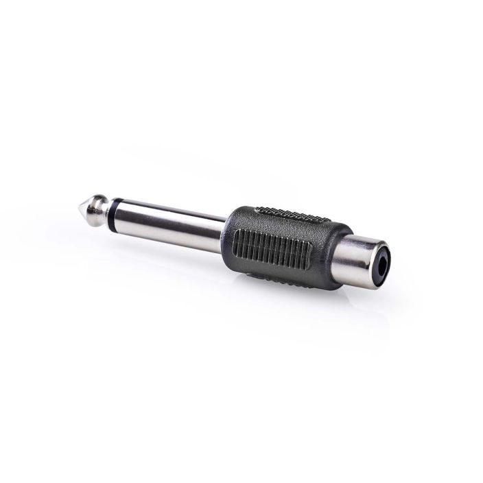 Nedis monoaudiosovitin 6,35 mm, Uros - RCA, Naaras tuotekuva 1