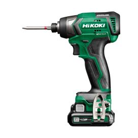 HIKOKI HiKOKI Iskevä ruuvinväännin WH12DD 2 x 4.0Ah Li-ion akkuja, HIILIHARJATON, HSC