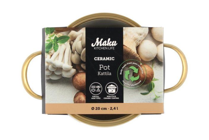 Maku Kattila Beige 20cm 2,4L tuotekuva 1