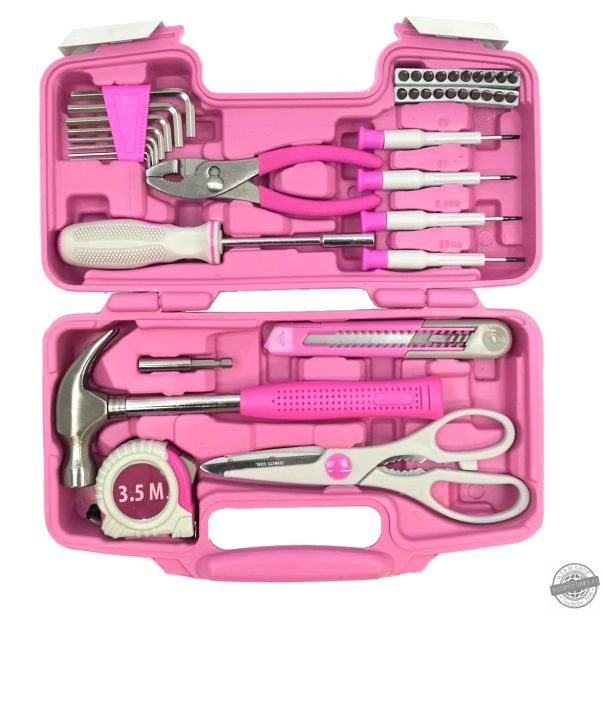 Tyokalusetti Pinkki 39-osainen Tyokalusetti Pinkki 39-osainen