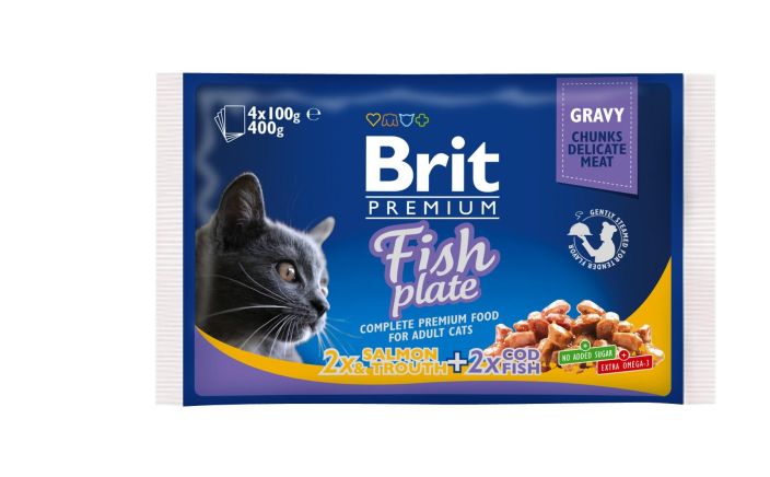 BRITT PRENIUM CAT PALOJA KALA PALOJA KASTIKKEESSA