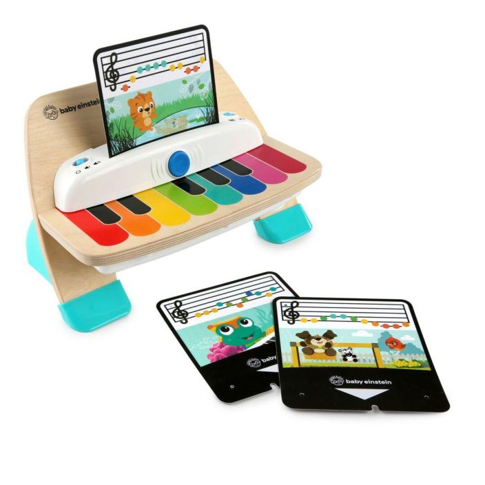 Hape Taikapiano Baby Einstein Upea ensipiano, jonka pehmea aani muistuttaa oikean pianon sointia. Taikakoskettimilla olevan