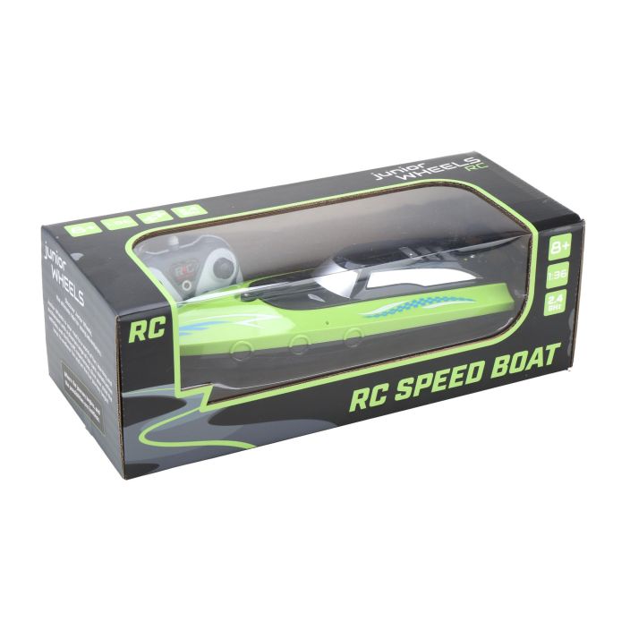 Junior Wheels RC Speed Boat 2,4 GHZ tuotekuva 1 Junior Wheels RC Speed Boat 2,4 GHZ tuotekuva 1