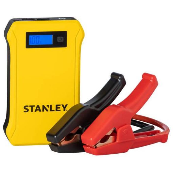 Booster 700A Stanley -2 USB-porttia (1.0A &amp; 2.1A) - Integroitu LED-valo - Pakkaus sisaltaa Smart-kaapelin puristimilla,