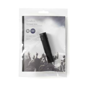 Nedis XLR-Sovitin, Stereo Uros – Naaras, 6,3 mm  Musta