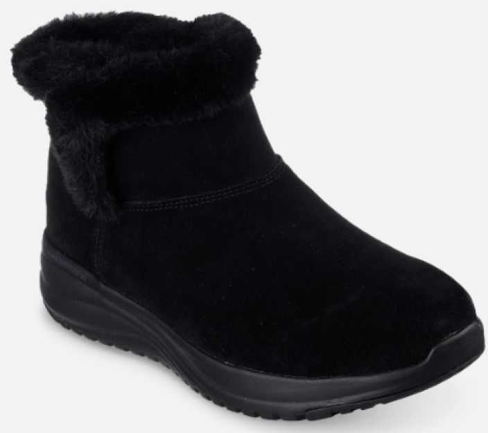 Skechers naisten On-The-Go Stellar - Cozy Step - Waterproof Musta