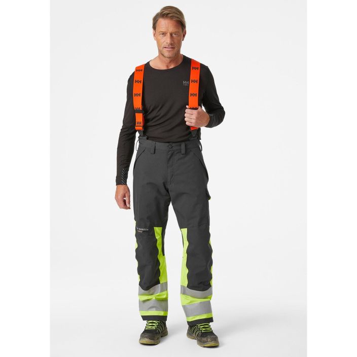 Helly Hansen Workwear talvihousut alna 2.0 fl. Keltainen lk 1 Luokan 1 Alna 2.0 -talvihousuissa on hyva istuvuus, Painetut