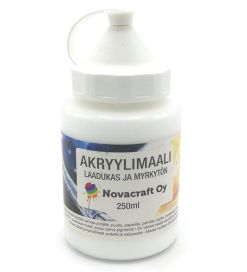 Novacraft akryylimaali 250ml, valkoinen