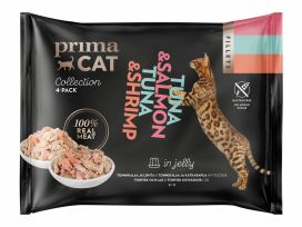 PrimaCat PrimaCat Fillets Ton/lohi & Ton/katk hyyt 4 x 50 g