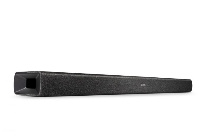 Denon DHT-S217 Soundbar TV-Kaiutin enon DHT-S217 on ohut soundbar, johon on integroitu kaksi alaspain suunnattua subwooferia