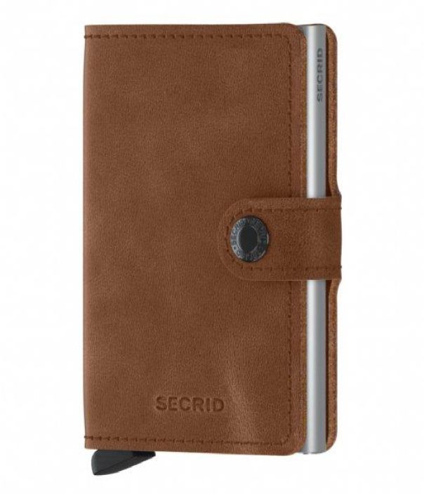 Secrid Miniwallet Vintage Cognac-Silver Cognac-Silver