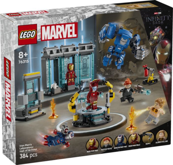 LEGO Iron Manin laboratorio – Haarniskahuone 76315 LEGO Iron Manin laboratorio – Haarniskahuone 76315