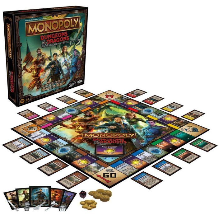 Monipoly Dungeons and Dragons elokuva peli EN.