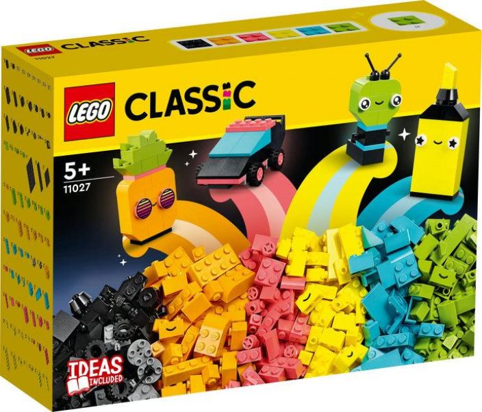 Lego Luovaa hupia neonvareilla