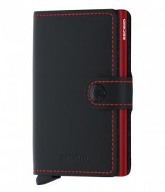 SECRID Secrid Miniwallet Matte Black & Red