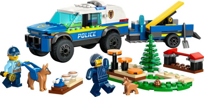 Lego City Siirrettava poliisikoirien koulutusrata