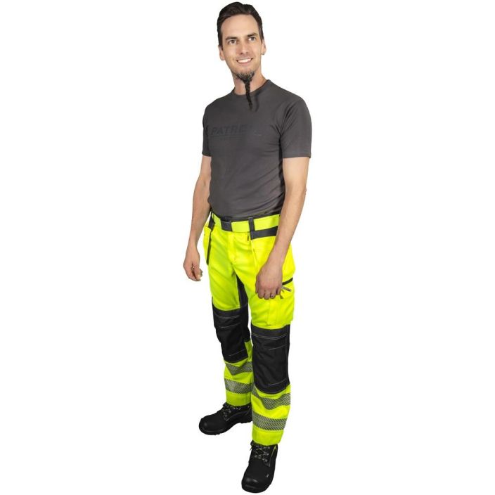 Patron HOUSUT STRETCH RT TRITON FL.KEL/MUSTA LK1 EN20 tuotekuva 3