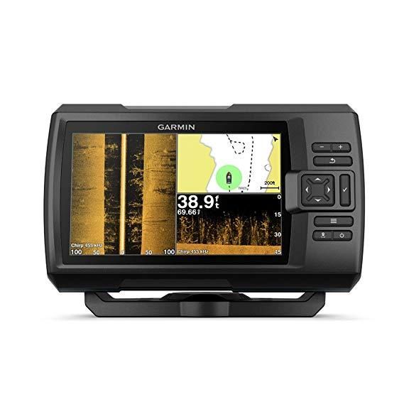 Garmin Striker Plus 7sv STRIKER™ Plus 7sv -kaikuluotain, jossa on kirkas 7-tuumainen naytto ja sisaiset GPS-toiminnot
