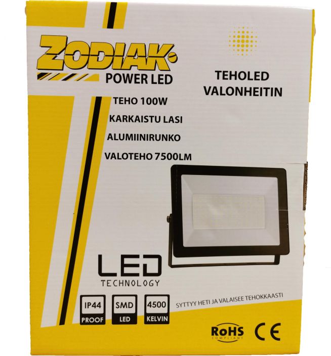 Zodiak 100W Led valonheitin IP44 tuotekuva 1
