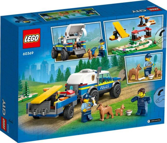 Lego City Siirrettava poliisikoirien koulutusrata