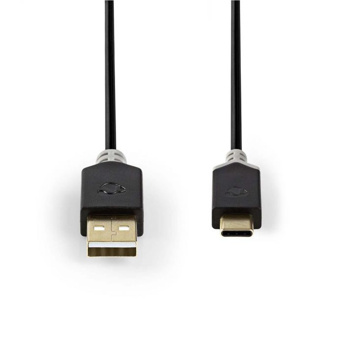 Nedis USB-C kaapeli 1M Yhdista mobiililaitteet PC- tai MacBook-tietokoneeseen USB C 2.0 -kaapelilla, ja saat taydellisen
