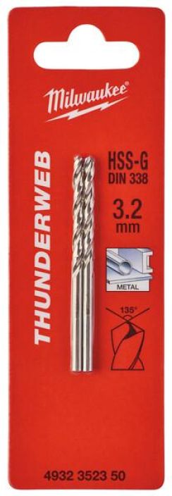 METALLIPORA HSS-G 3,2X65MM P2 4932352350